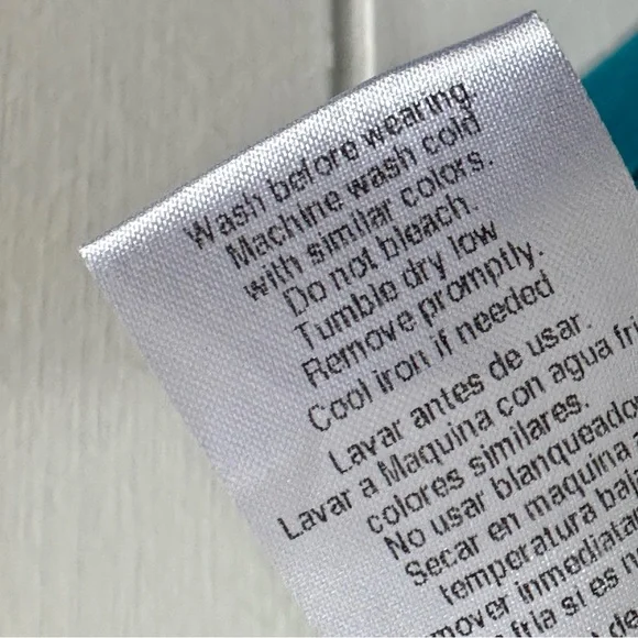 Code Happy Teal Scrubs Top XS - Picture 7 of 8